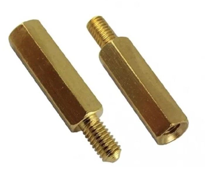 M3 X 8 + 6mm PCB 스페이저에 대한 헥스 브래스 스탠도프 스크루 ANSI 표준