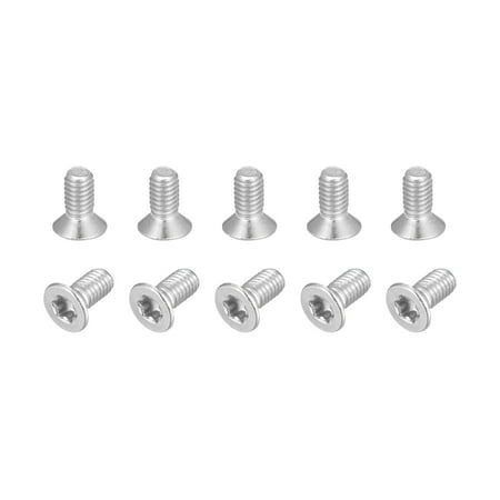 M3x6mm Torx 보안 기계 나사 316 스테인레스 스틸 Countersunk 머리 변조 방지 나사 고정 볼트