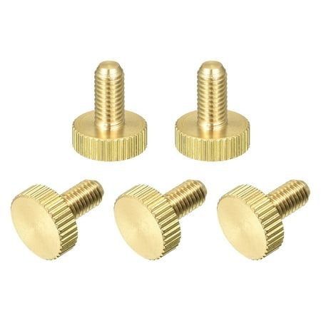 튀긴 엄지 손가락 나사, M5x10mm 평평 청동 볼트 잡기 단추 집, 전자, 기계용 고정 장치