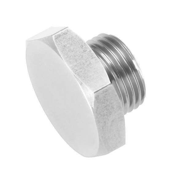 814-16-5 -16 AN 직사선 (O-ring) 포트 플러그-클리어 CNC 금속 부품