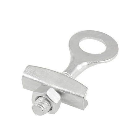 실버 톤 금속 자전거 자전거 예비 부품체인 톱 트러 텐셔어 6mm 직선, 크기:5 x 2cm /2