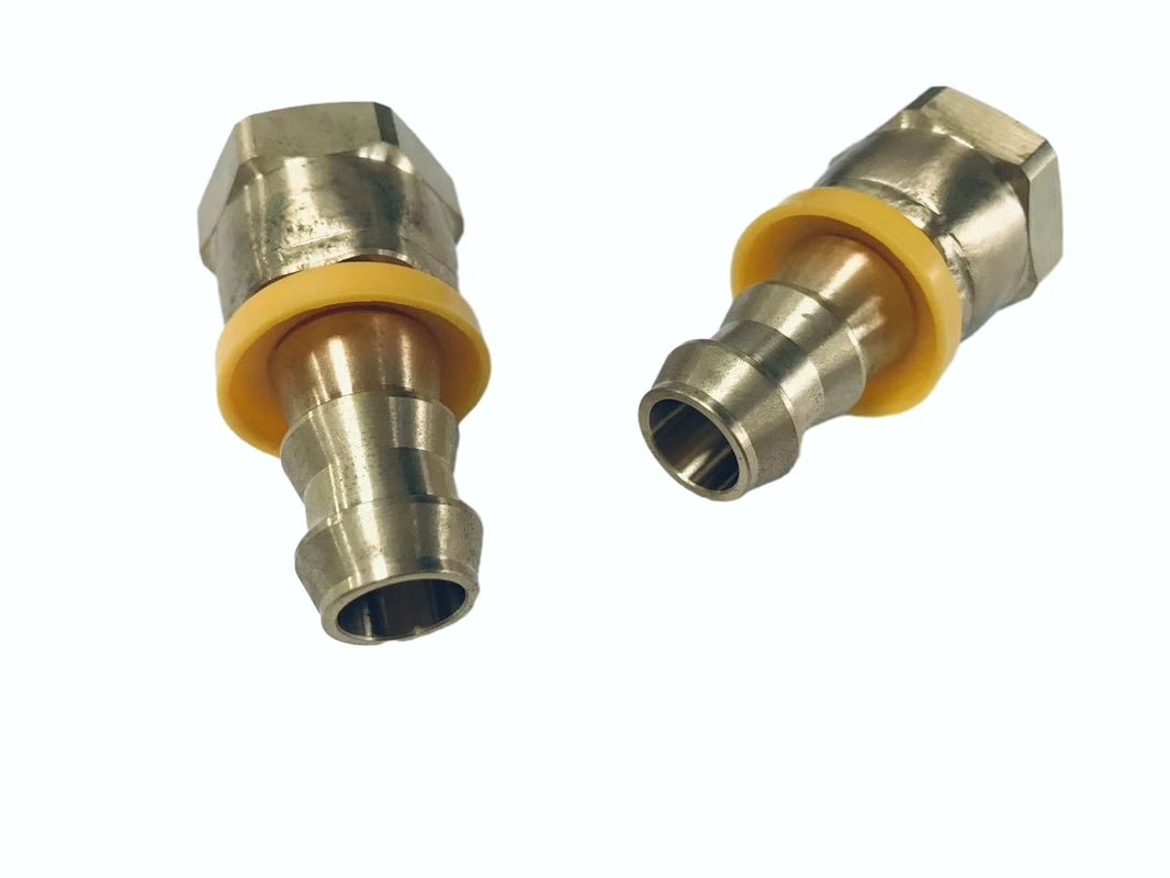 1/2 여성 Npsm 스레드-1/2 부착 하드웨어 고정 장치 CNC Mchining Hose Barb Brass Fittings