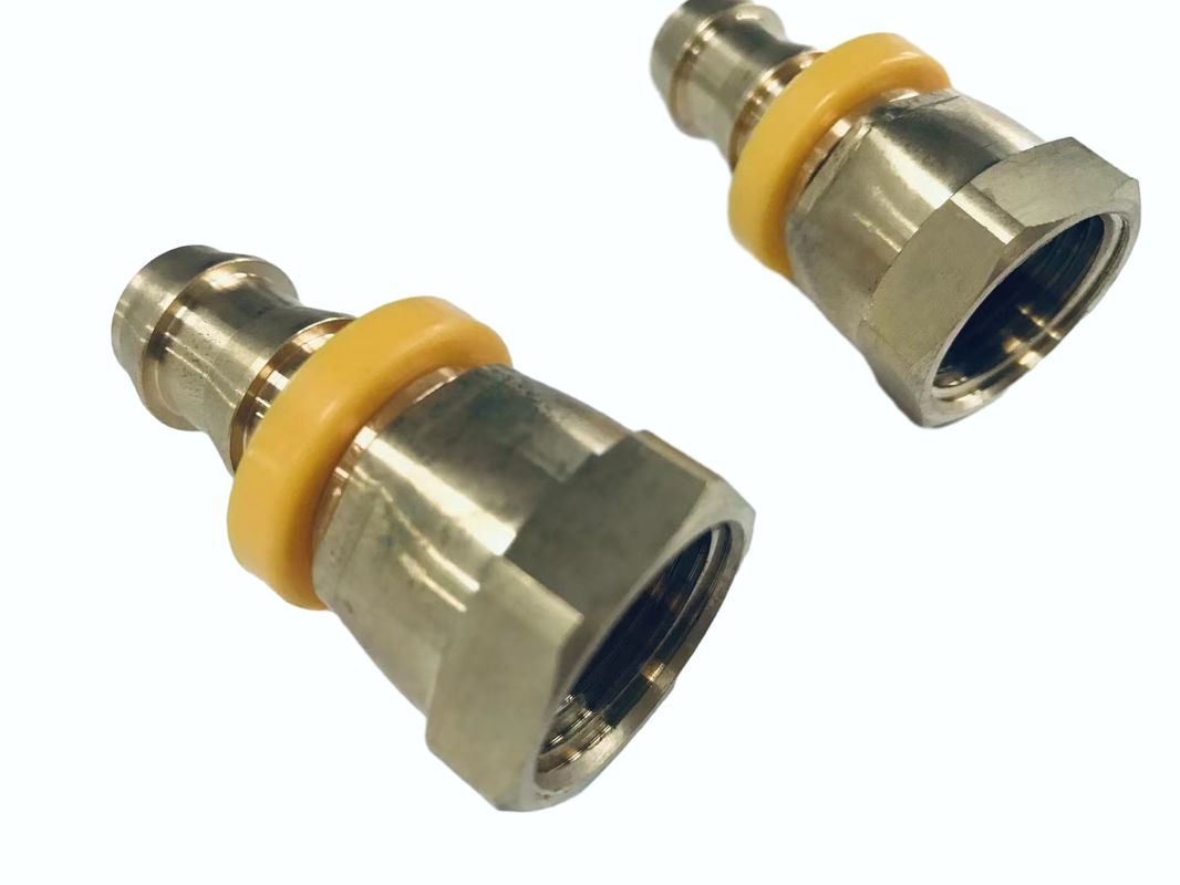 1/2 여성 Npsm 스레드-1/2 부착 하드웨어 고정 장치 CNC Mchining Hose Barb Brass Fittings