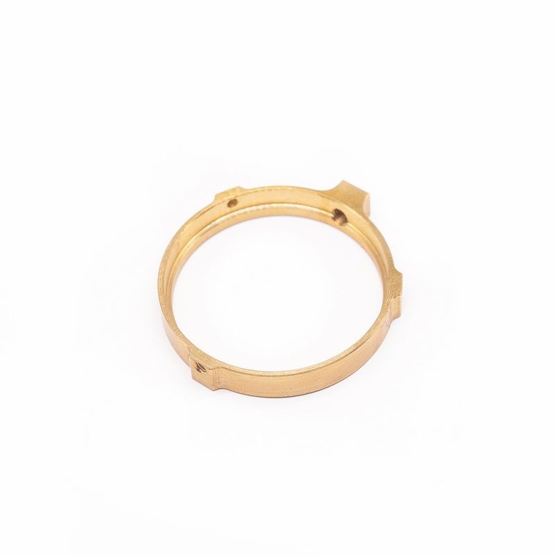 전문 제조업자 사용자 지정 CNC 청동 반지 정밀 시계 도구 OEM CNC 프레싱 여성 스레드 청동 반지